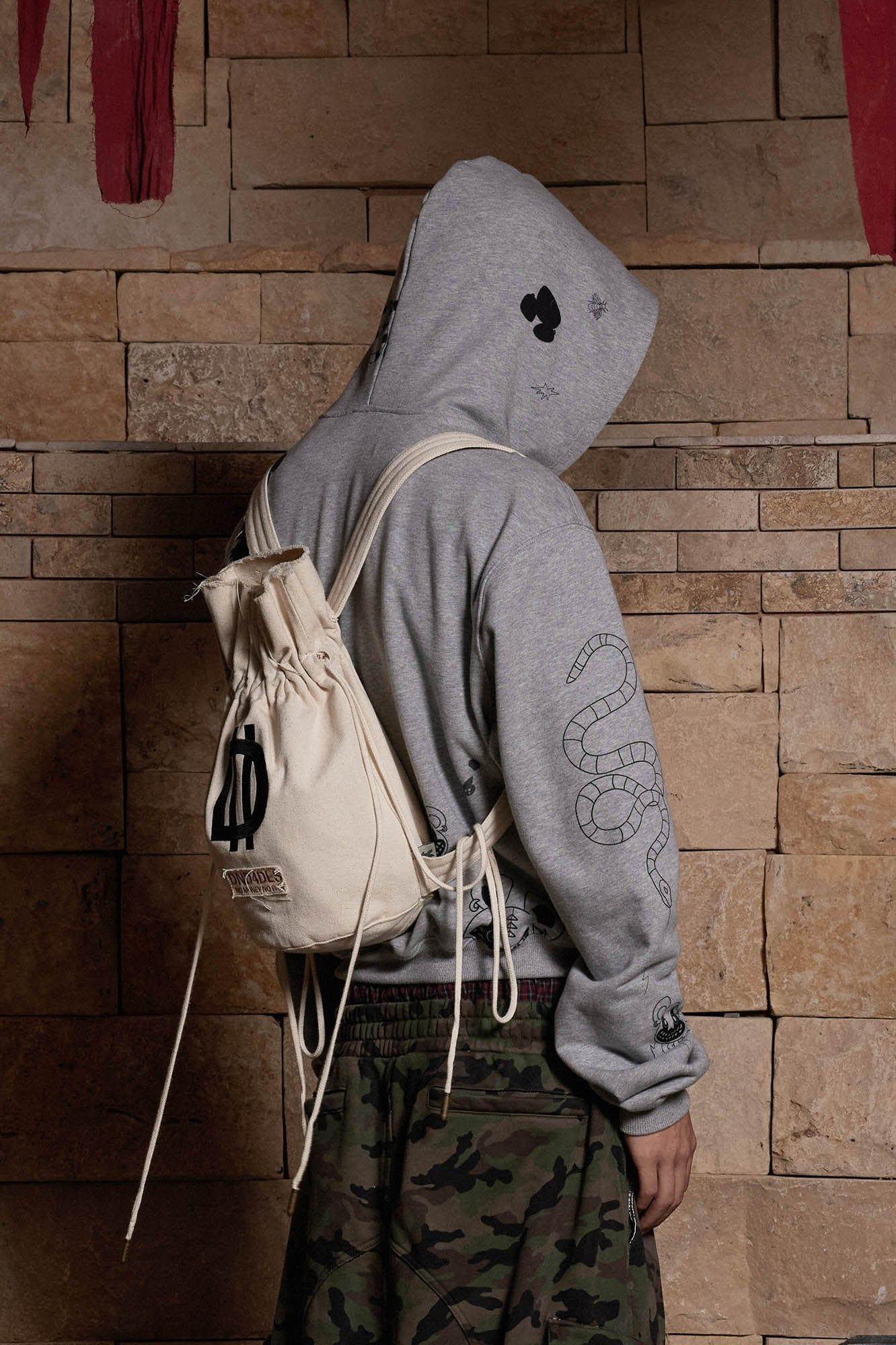 Chic Drawstring Bucket Bag -  stylish backpack - Chic Drawstring Bucket Bag for Everyday Use