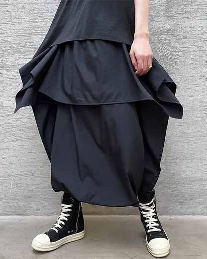 Chic Drop Crotch Pants - drop crotch - Bold Drop Crotch Pants for Unique Style
