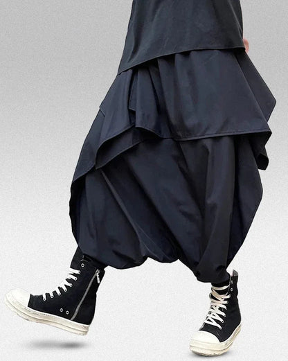 Chic Drop Crotch Pants - drop crotch - Bold Drop Crotch Pants for Unique Style