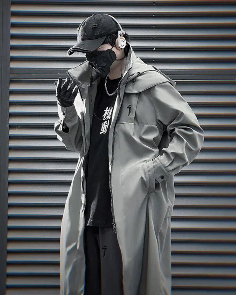 Chic Dual-Zip Long Coat - fashionable long coat - Stylish Dual-Zip Long Coat for Every Occasion