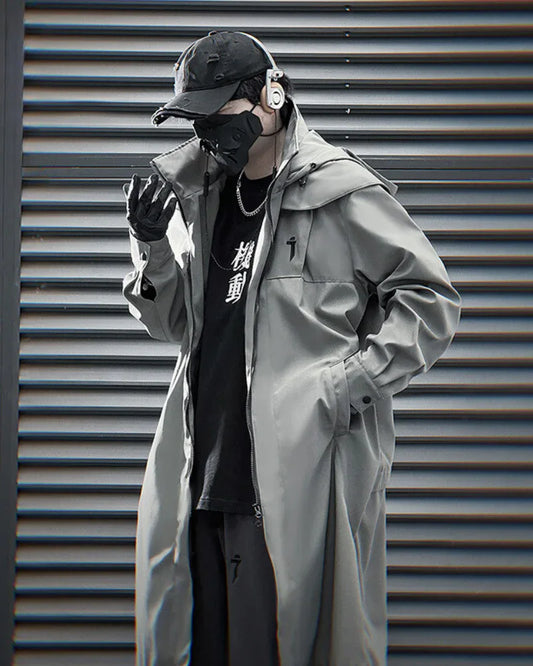 Chic Dual-Zip Long Coat - fashionable long coat - Stylish Dual-Zip Long Coat for Every Occasion