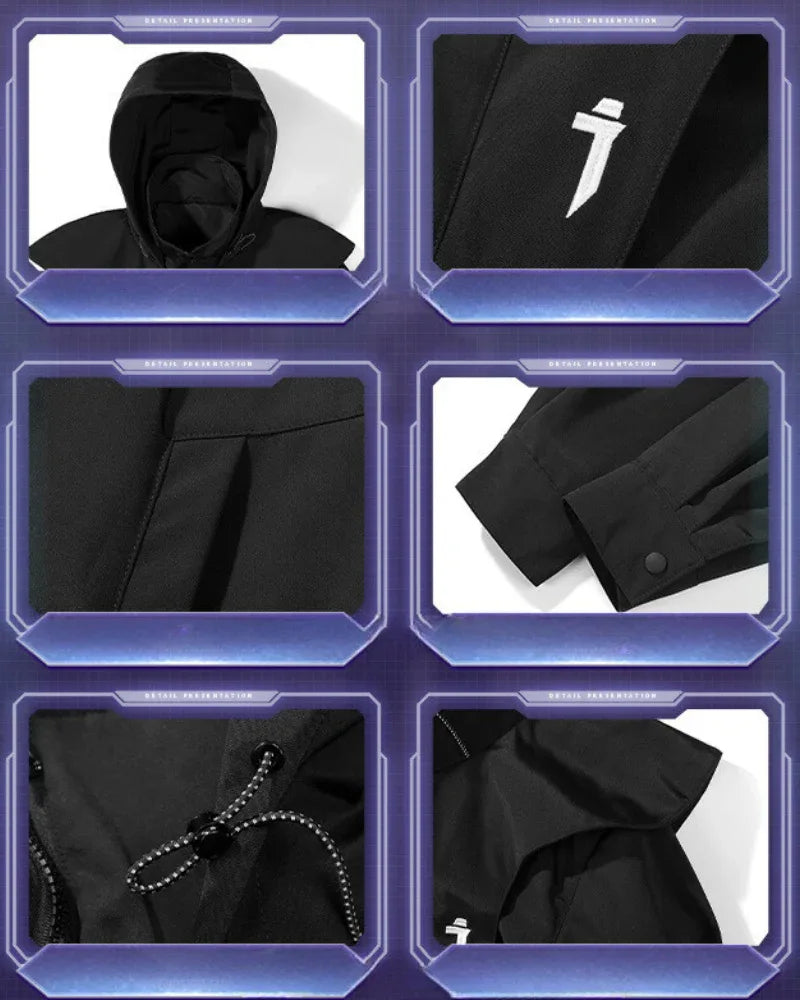 Chic Dual-Zip Long Coat - long coat - Stylish Dual-Zip Long Coat for Every Occasion
