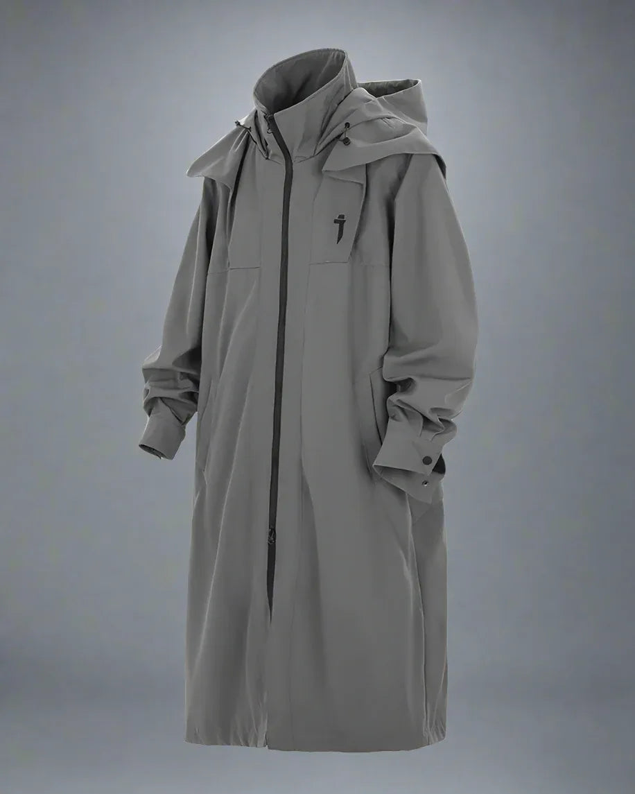 Chic Dual-Zip Long Coat -  versatile coats for women - Stylish Dual-Zip Long Coat for Every Occasion