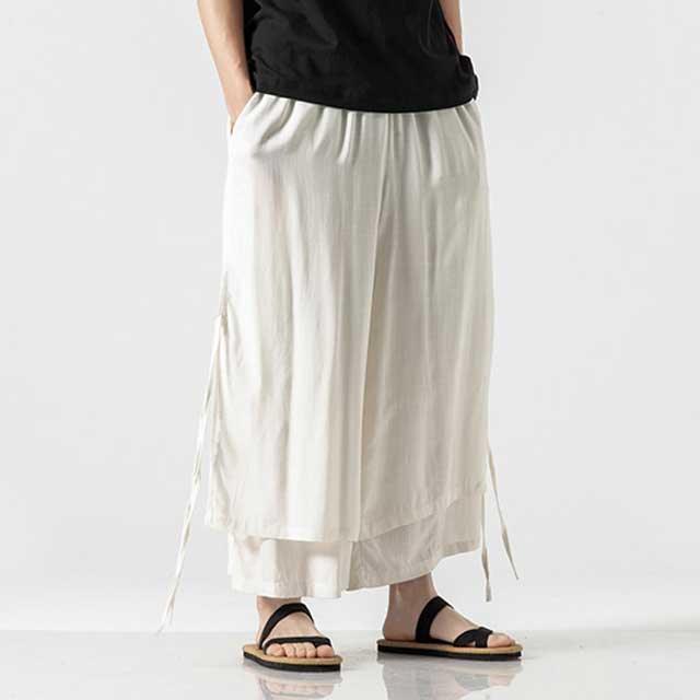Chic Flowing Wide-Leg Trousers -  comfortable loose fit trousers - Chic Casual Wide-Leg Trousers for Comfort