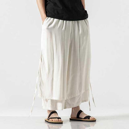 Chic Flowing Wide-Leg Trousers -  comfortable loose fit trousers - Chic Casual Wide-Leg Trousers for Comfort