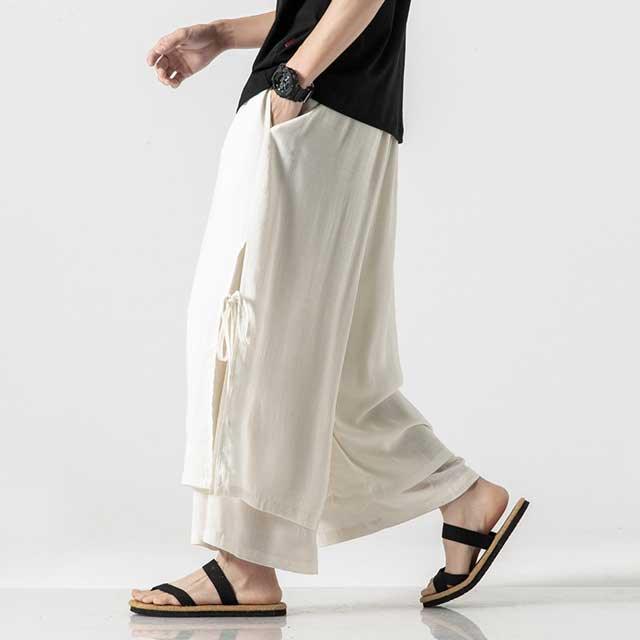 Chic Flowing Wide-Leg Trousers - wide-leg trousers - Chic Casual Wide-Leg Trousers for Comfort