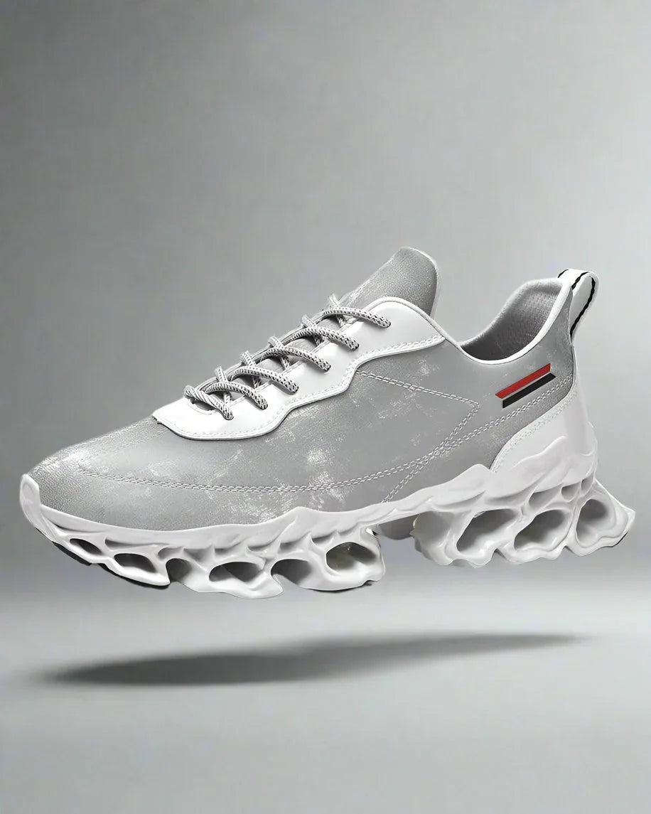 Chic Frosted Leather Sneakers - stylish techwear shoes - Stylish Frosted Leather Sneakers for Any Outfit