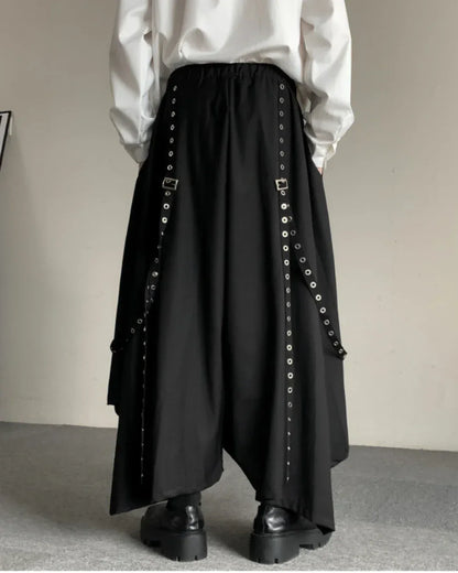 Chic Hakama-Inspired Trousers -  chic trousers - Hakama-Inspired Trousers for Modern Comfort