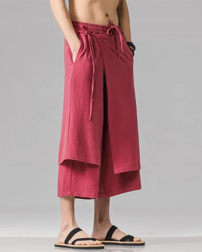 Chic Hakama-Style Trousers -  modern hakama trousers - Chic Hakama-Style Trousers for Easy Elegance