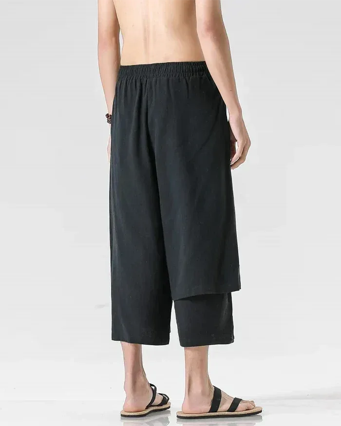 Chic Hakama-Style Trousers -  stylish trousers - Chic Hakama-Style Trousers for Easy Elegance