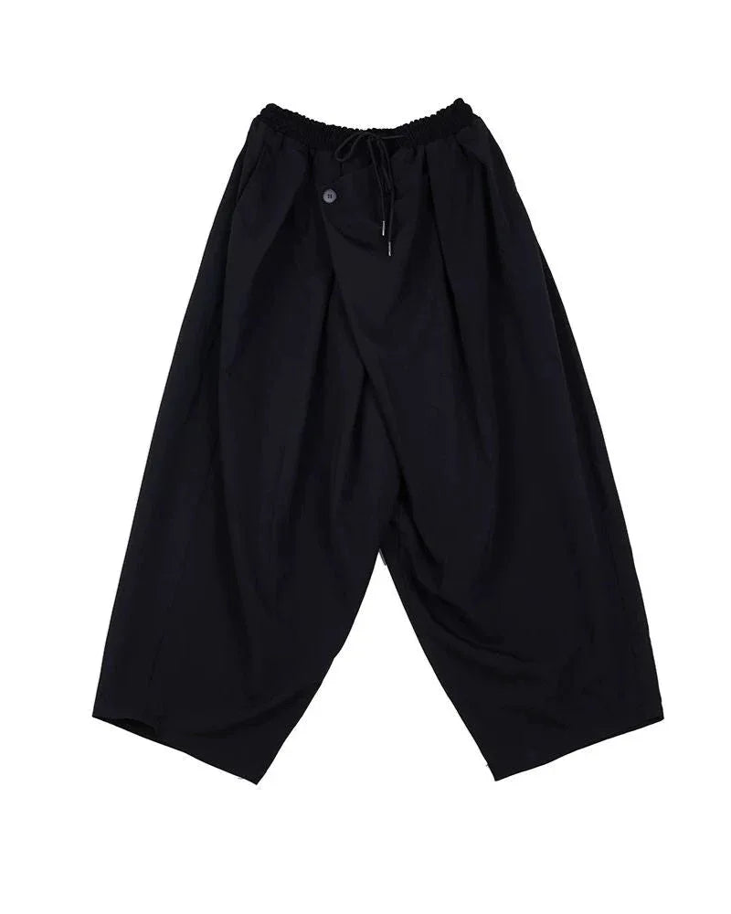 Chic High-Waist Tech Trousers -  urban style - Chic High-Waist Tech Trousers for Urban Style