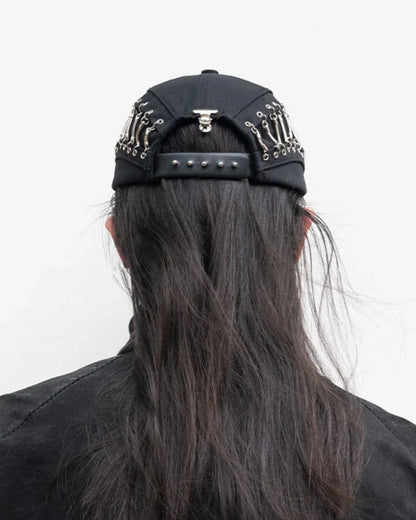 Chic Hollow Chain Beanie -  adjustable hat - Chic Hollow Chain Beanie for Bold Style