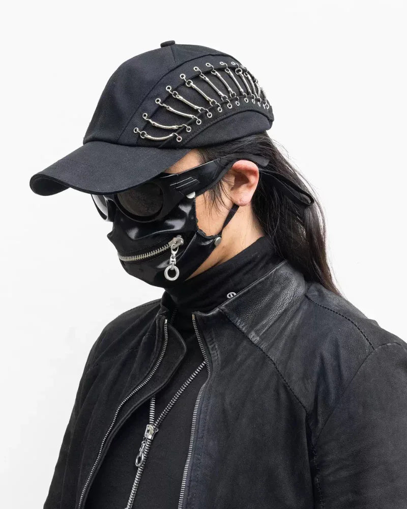 Chic Hollow Chain Beanie - fashion-forward beanie - Chic Hollow Chain Beanie for Bold Style