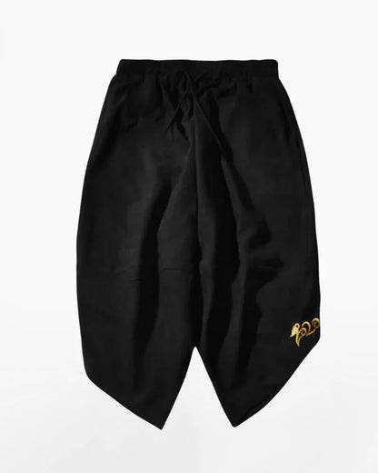 Chic Japanese Cropped Hakama -  streetwear - Chic Japanese Cropped Hakama Pants for Modern Wear