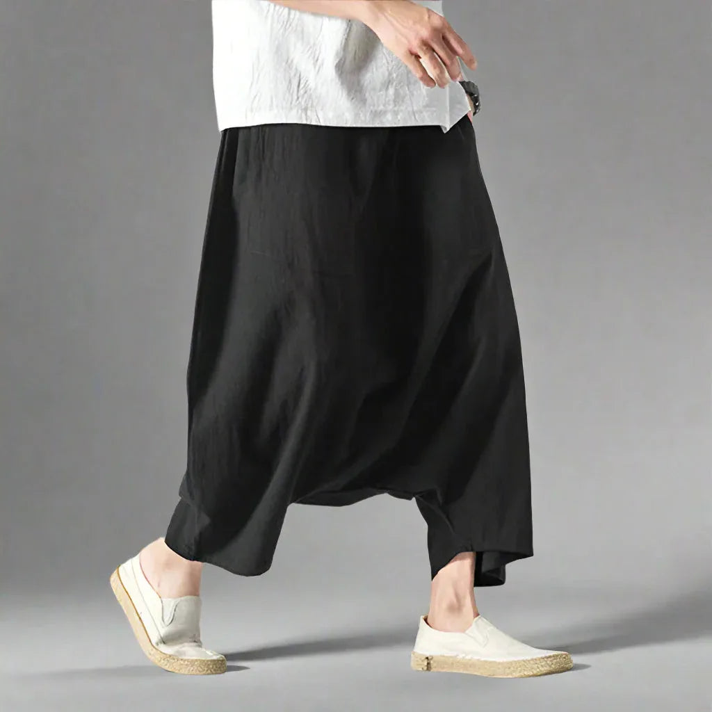 Chic Japanese Harem Pants -  casualwear - Stylish Japanese Harem Pants for Everyday Comfort