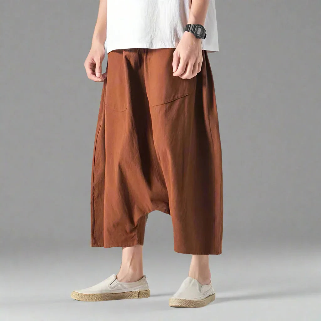 Chic Japanese Harem Pants - harem pants - Stylish Japanese Harem Pants for Everyday Comfort