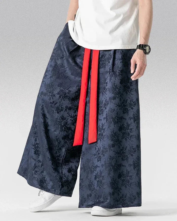Chic Japanese-Inspired Trousers -  loose fit - Chic Japanese-Inspired Trousers for Modern Style