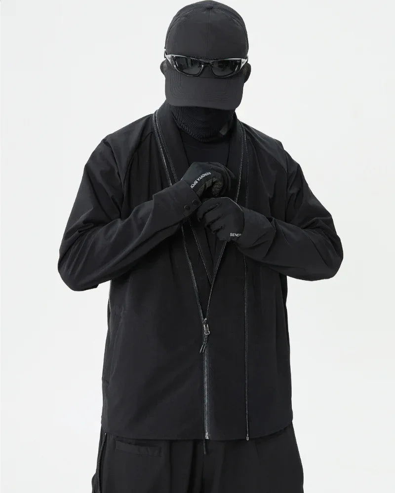 Chic Japanese Kimono Jacket -  water-resistant clothing - Stylish Japanese Kimono Jacket for All Occasions