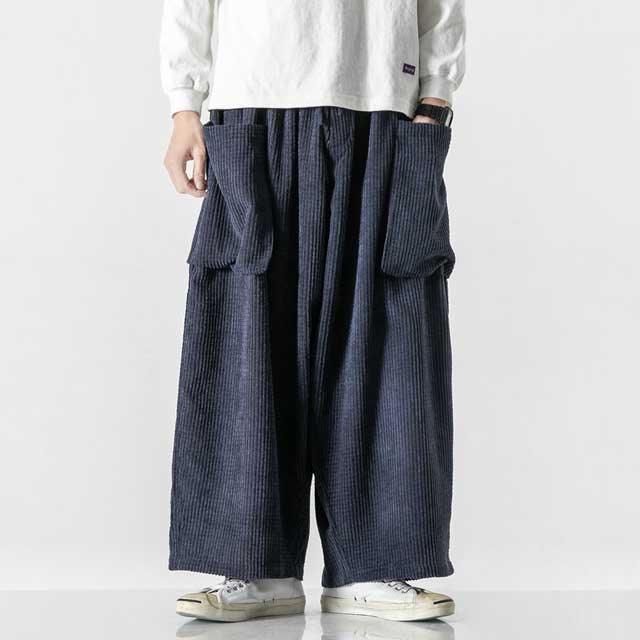 Chic Japanese Utility Pants -  hakama pants - Chic Japanese Utility Pants for Everyday Style