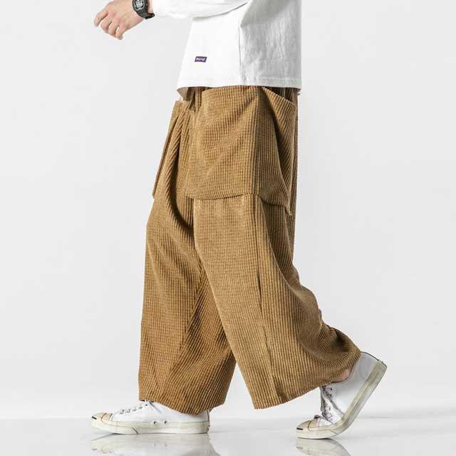 Chic Japanese Utility Pants -  loose fit pants - Chic Japanese Utility Pants for Everyday Style