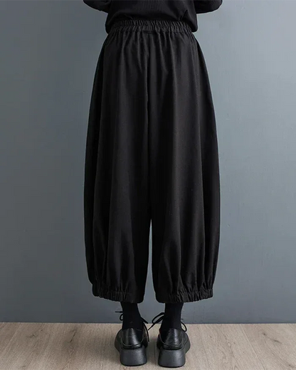 Chic Japanese Wide Leg Pants -  fashion pants - Chic Japanese Wide Leg Pants for Women