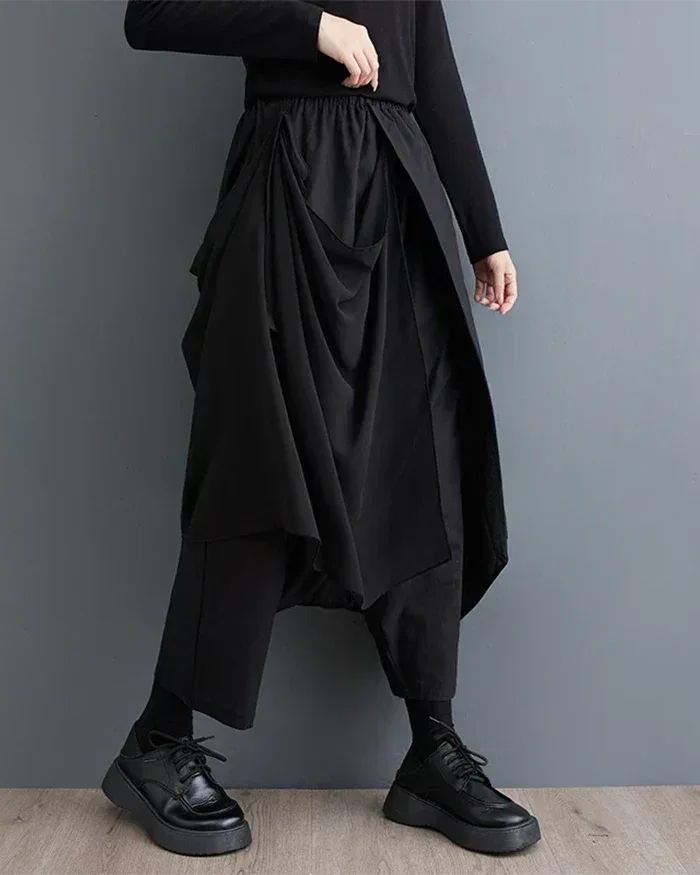 Chic Japanese Women's Pants -  techwear - Elegant Japanese Women's Pants for Versatile Style