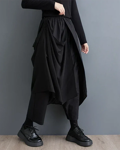 Chic Japanese Women's Pants -  techwear - Elegant Japanese Women's Pants for Versatile Style