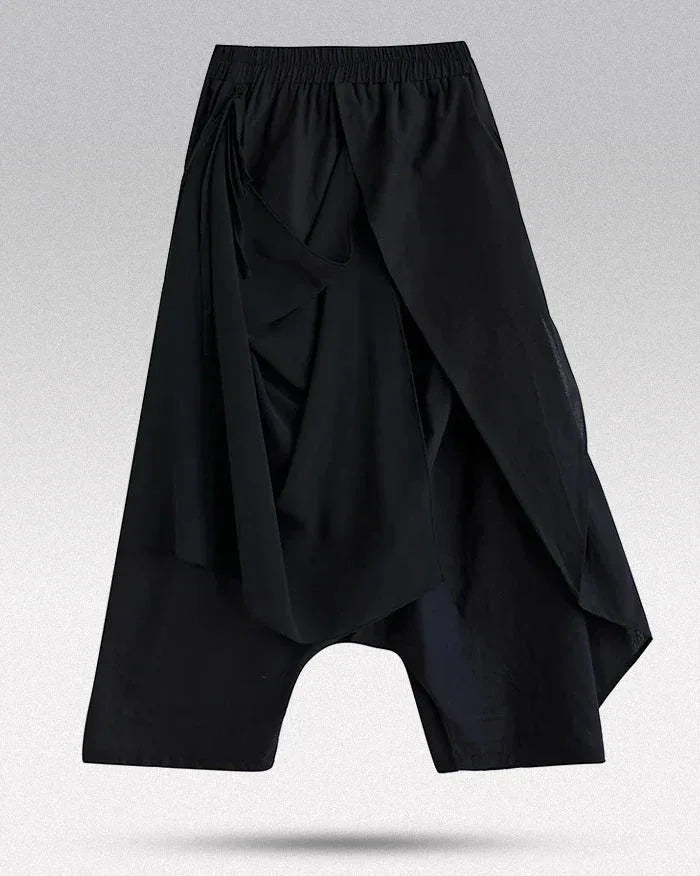 Chic Japanese Women's Pants - traditional japanese aesthetics - Elegant Japanese Women's Pants for Versatile Style
