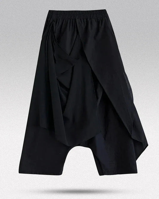 Chic Japanese Women's Pants - traditional japanese aesthetics - Elegant Japanese Women's Pants for Versatile Style