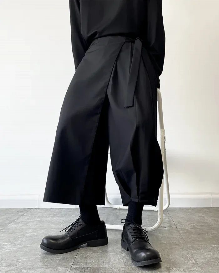 Chic Kimono-Style Pants -  casual outings - Chic Kimono-Style Pants for Modern Fashion