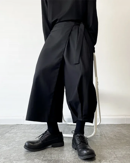 Chic Kimono-Style Pants -  casual outings - Chic Kimono-Style Pants for Modern Fashion