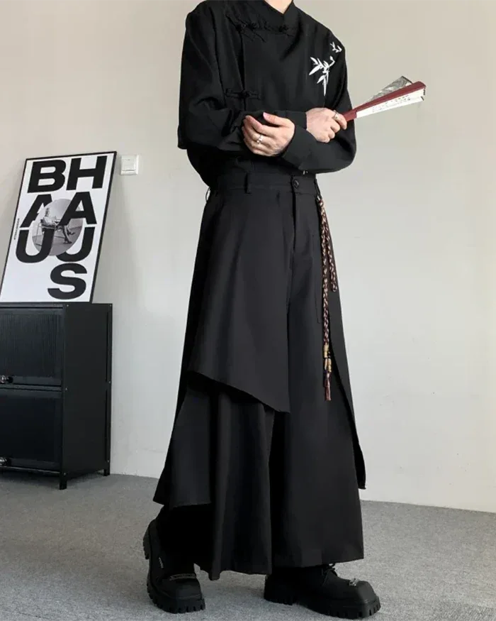 Chic Long Skirt Pants -  comfortable relaxed fit - Stylish Long Skirt Pants for All Occasions