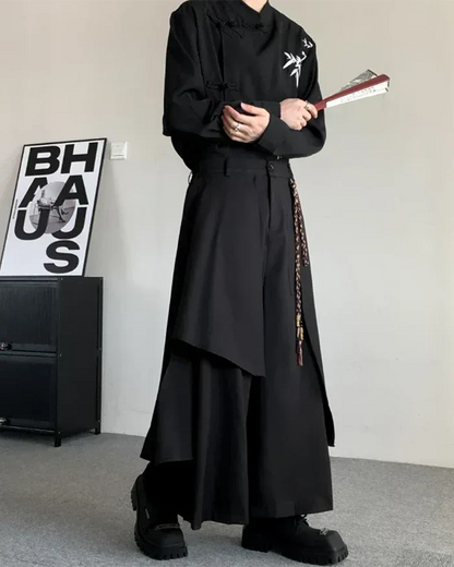 Chic Long Skirt Pants -  comfortable relaxed fit - Stylish Long Skirt Pants for All Occasions