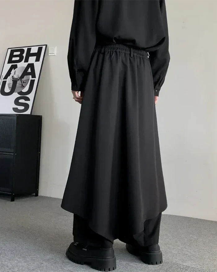 Chic Long Skirt Pants -  polyester - Stylish Long Skirt Pants for All Occasions