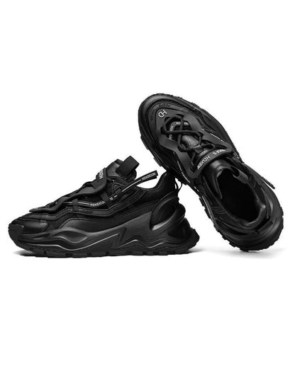 Chic Mesh Platform Sneakers - functional techwear shoes - Chic Mesh Platform Sneakers for Modern Style