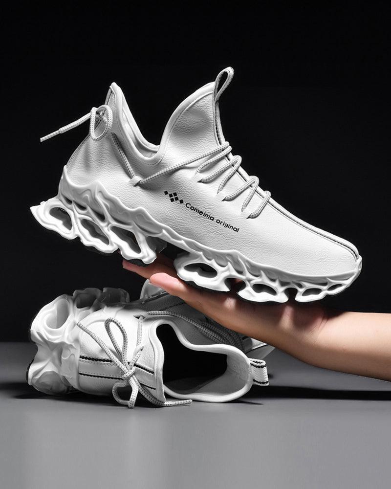 Chic Microfiber City Sneakers -  city shoes - Chic Microfiber City Sneakers for Modern Looks
