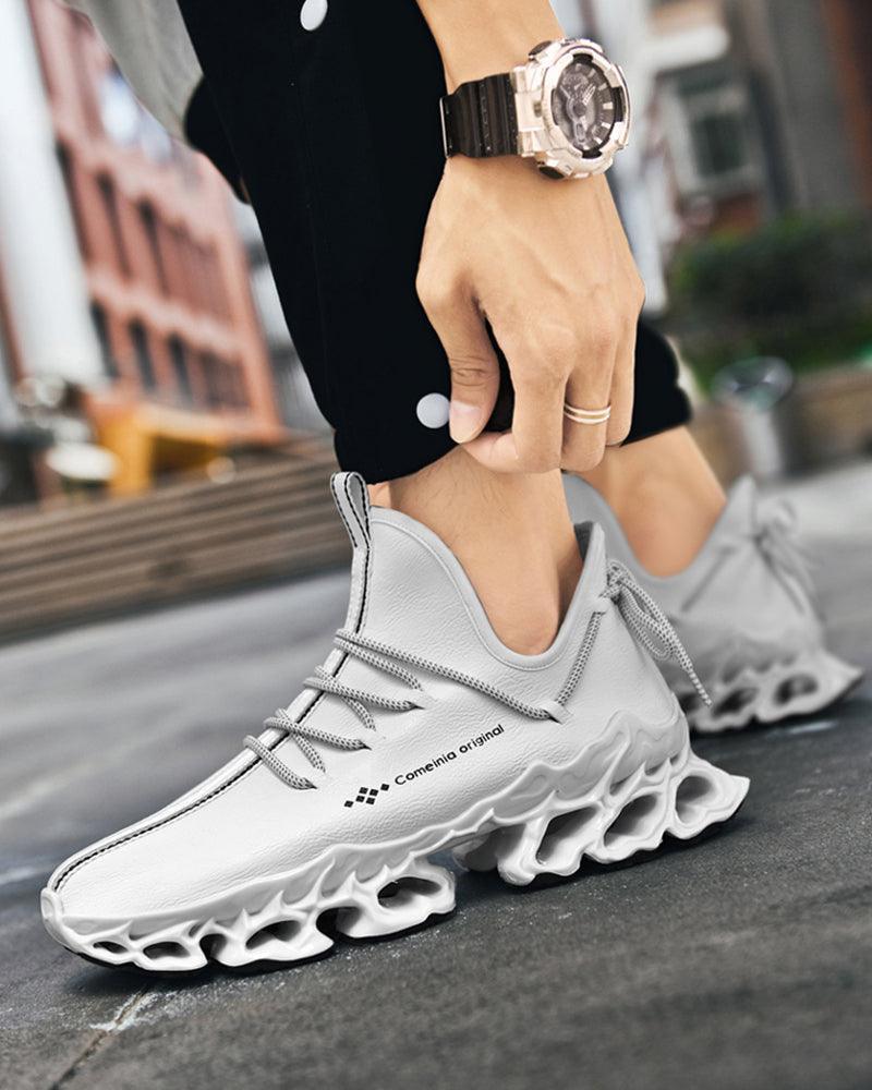 Chic Microfiber City Sneakers -  modern outfits - Chic Microfiber City Sneakers for Modern Looks