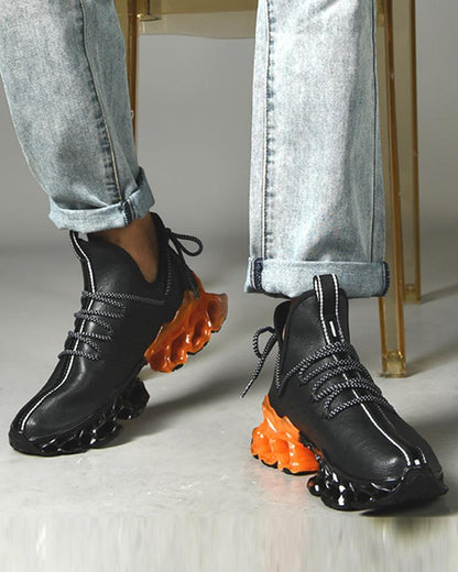 Chic Microfiber City Sneakers - sneakers - Chic Microfiber City Sneakers for Modern Looks