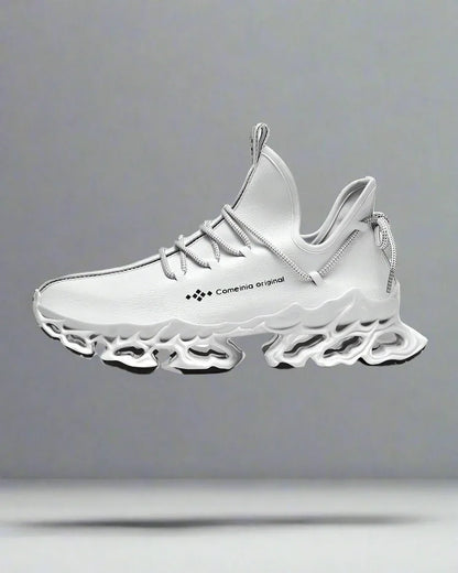 Chic Microfiber City Sneakers - stylish techwear shoes - Chic Microfiber City Sneakers for Modern Looks