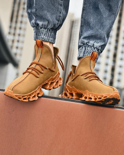 Chic Microfiber City Sneakers -  techwear - Chic Microfiber City Sneakers for Modern Looks