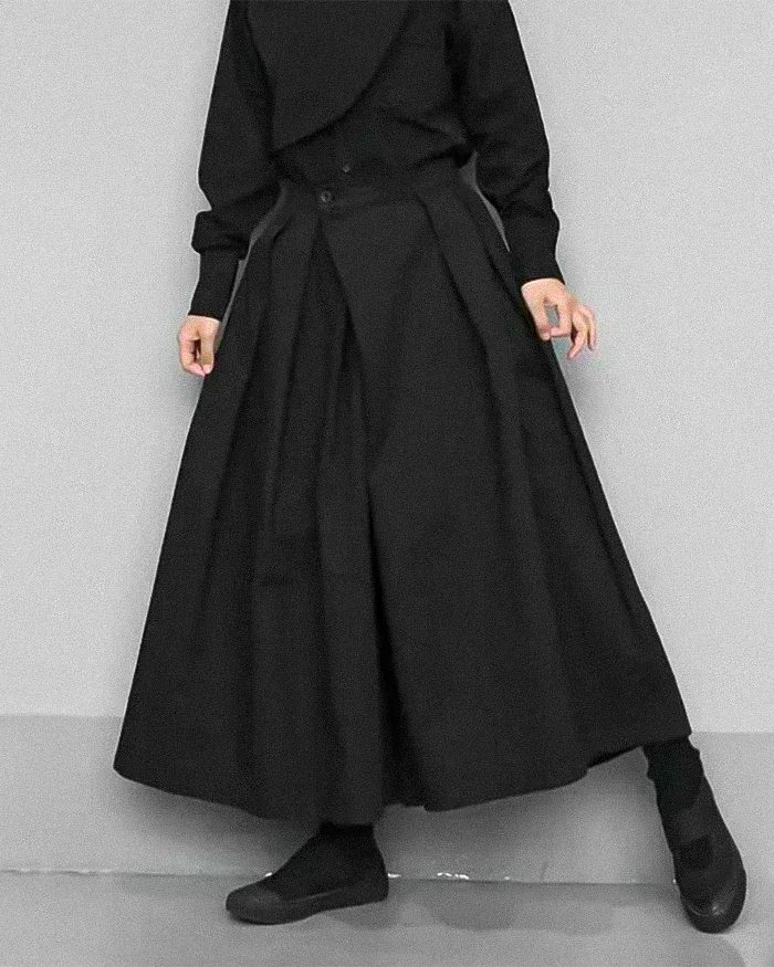 Chic Modern Hakama Pants - hakama pants - Chic Modern Hakama Pants for Everyday Style