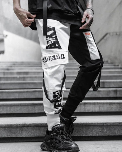 Chic Monochrome Tech Trousers - tech trousers - Chic Monochrome Tech Trousers for Urban Style