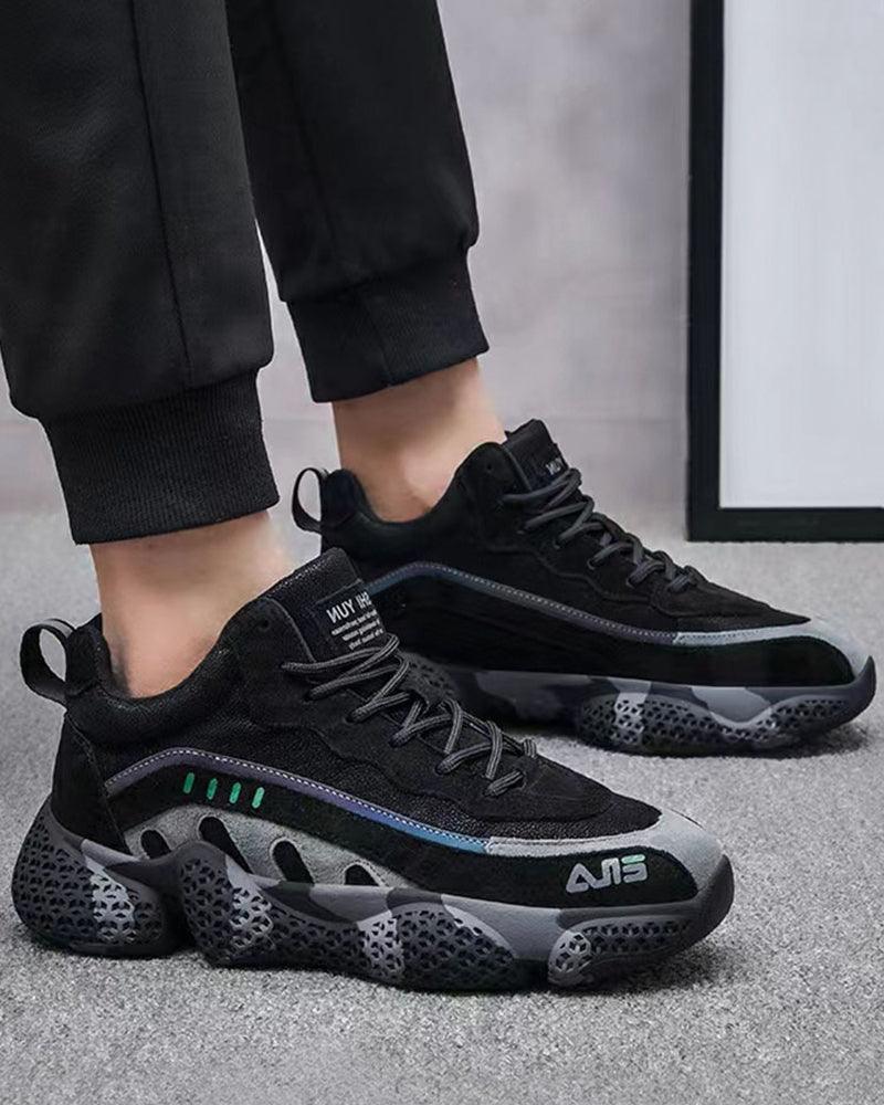 Chic Nubuck Tech Kicks -  comfortable footwear - Chic Nubuck Tech Kicks for Comfort and Style