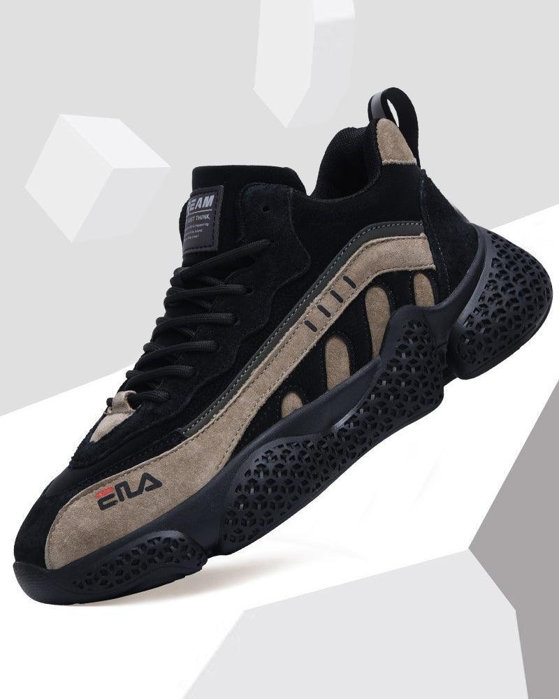 Chic Nubuck Tech Kicks - nubuck sneakers - Chic Nubuck Tech Kicks for Comfort and Style