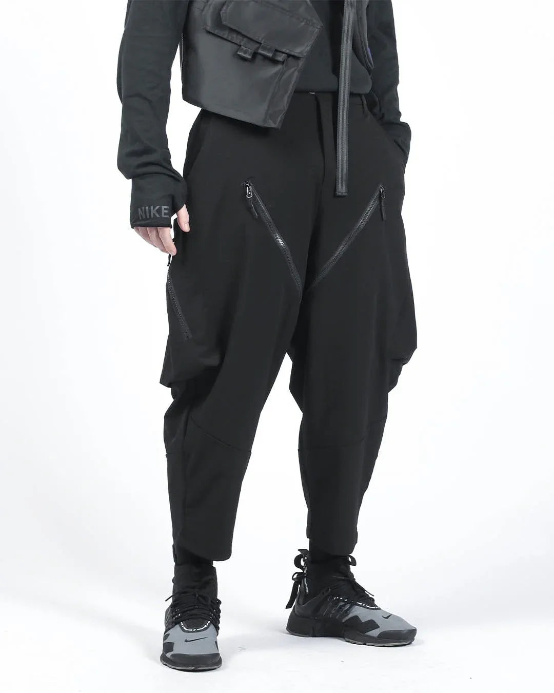 Chic Oversized Casual Pants -  adjustable waist pants - Trendy Water-Resistant Oversized Casual Pants