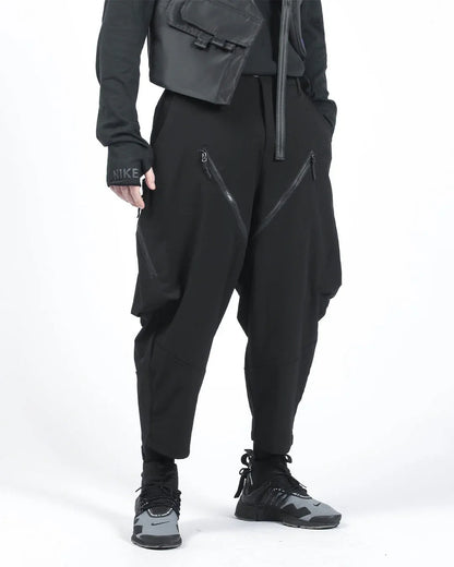 Chic Oversized Casual Pants -  adjustable waist pants - Trendy Water-Resistant Oversized Casual Pants