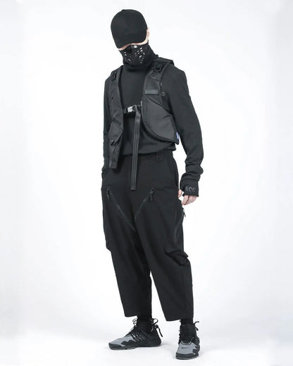 Chic Oversized Casual Pants -  water-resistant - Trendy Water-Resistant Oversized Casual Pants