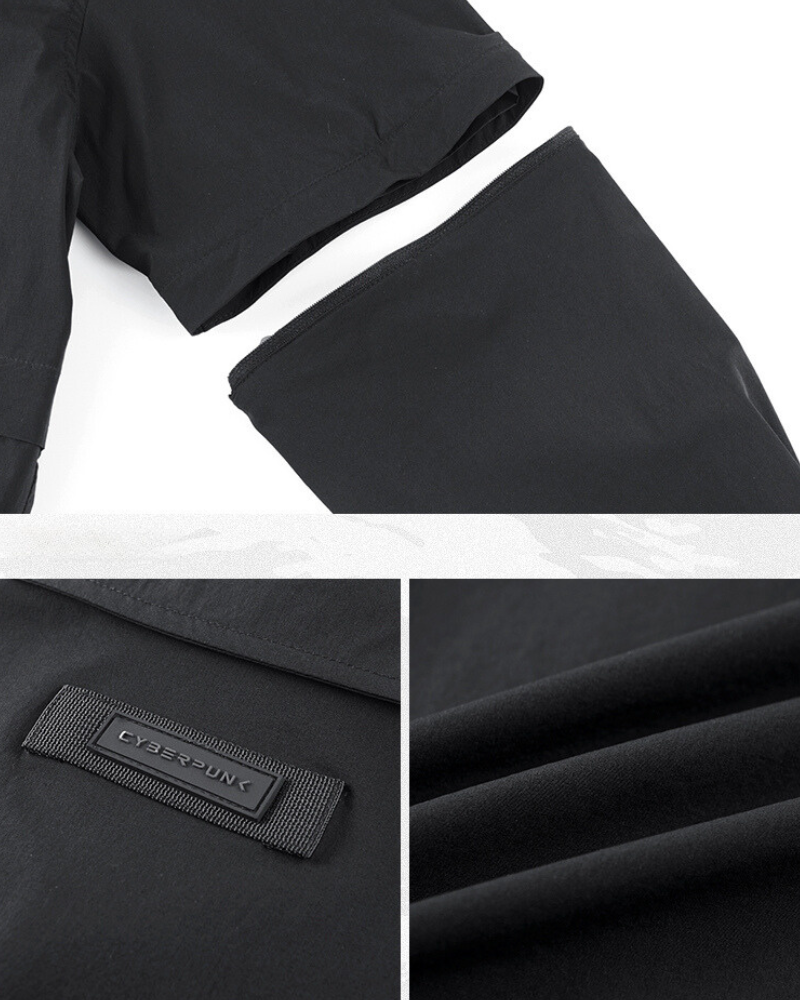 Chic Patchwork Sleeve Top -  durable construction - Chic Patchwork Sleeve Top for Modern Style