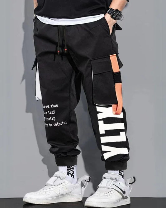Chic Plus Size Cargo Trousers - plus size - Chic Plus Size Cargo Trousers for Urban Style