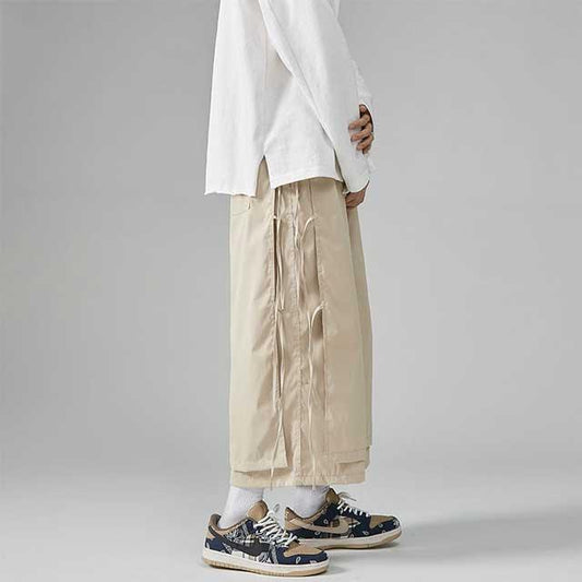 Chic Relaxed Hakama Pants - hakama pants - Chic Relaxed Hakama Pants for Everyday Comfort